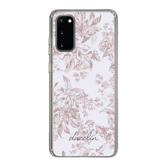 Slim Protection Case［ dazzlin - ToneFlower - Pink ］