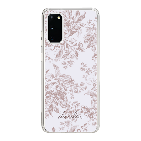 Slim Protection Case［ dazzlin - ToneFlower - Pink ］
