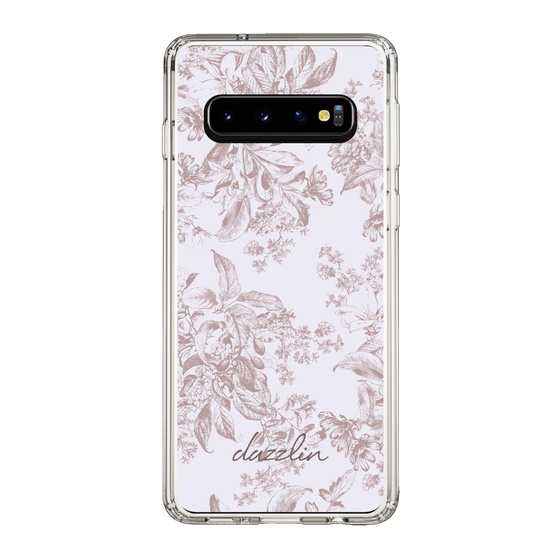 Slim Protection Case［ dazzlin - ToneFlower - Pink ］