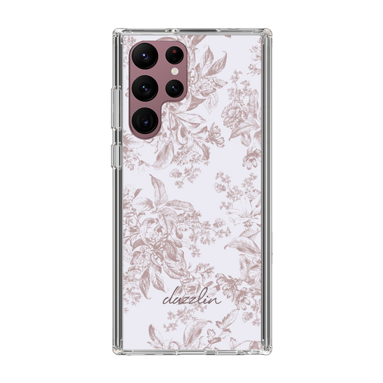 Slim Protection Case［ dazzlin - ToneFlower - Pink ］