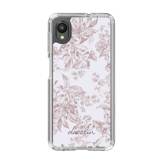 Slim Protection Case［ dazzlin - ToneFlower - Pink ］