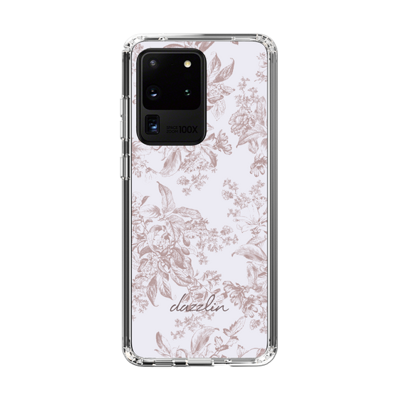 Slim Protection Case［ dazzlin - ToneFlower - Pink ］
