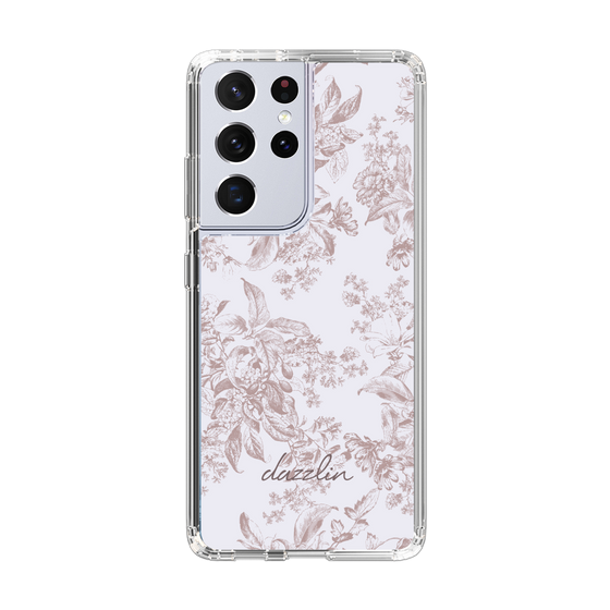 Slim Protection Case［ dazzlin - ToneFlower - Pink ］