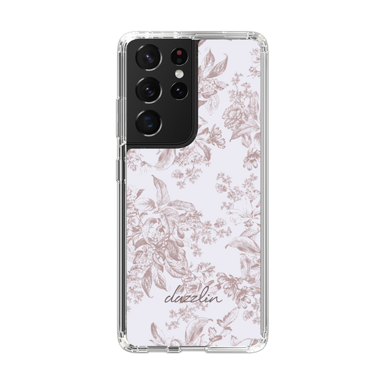 Slim Protection Case［ dazzlin - ToneFlower - Pink ］