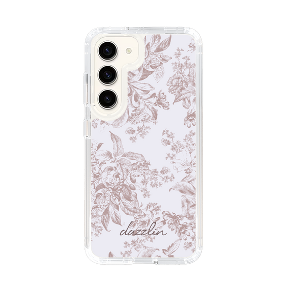 Slim Protection Case［ dazzlin - ToneFlower - Pink ］
