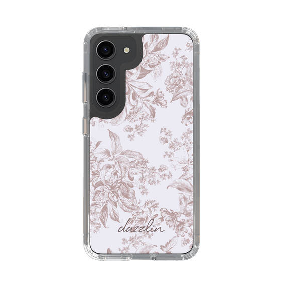 Slim Protection Case［ dazzlin - ToneFlower - Pink ］