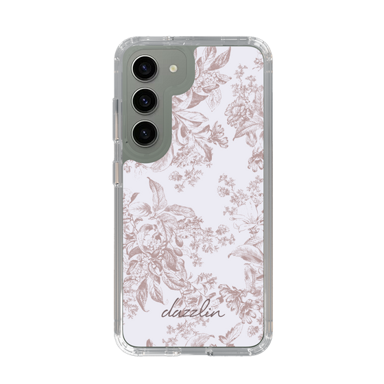 Slim Protection Case［ dazzlin - ToneFlower - Pink ］