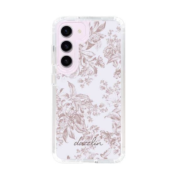 Slim Protection Case［ dazzlin - ToneFlower - Pink ］