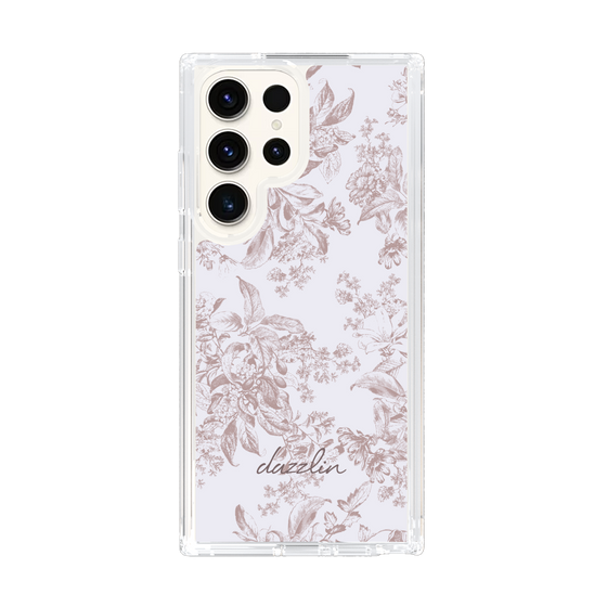 Slim Protection Case［ dazzlin - ToneFlower - Pink ］