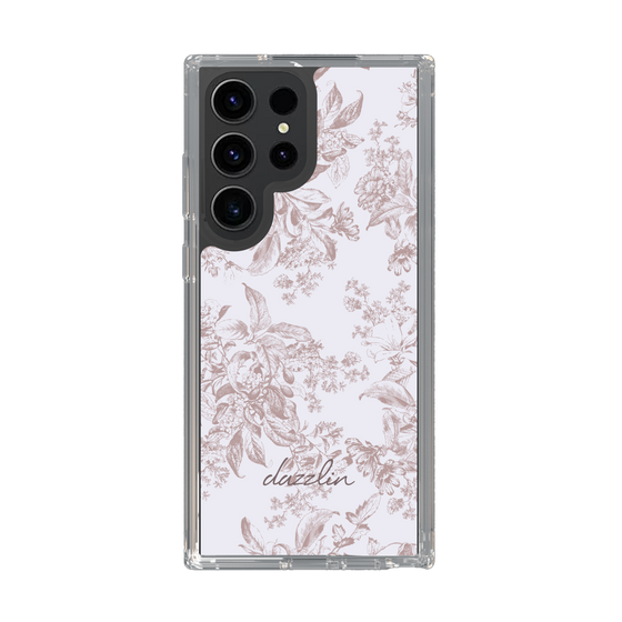 Slim Protection Case［ dazzlin - ToneFlower - Pink ］