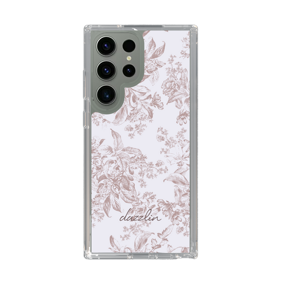 Slim Protection Case［ dazzlin - ToneFlower - Pink ］