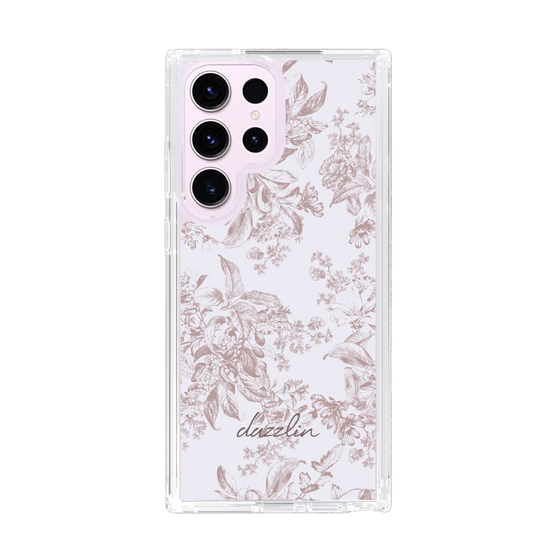 Slim Protection Case［ dazzlin - ToneFlower - Pink ］