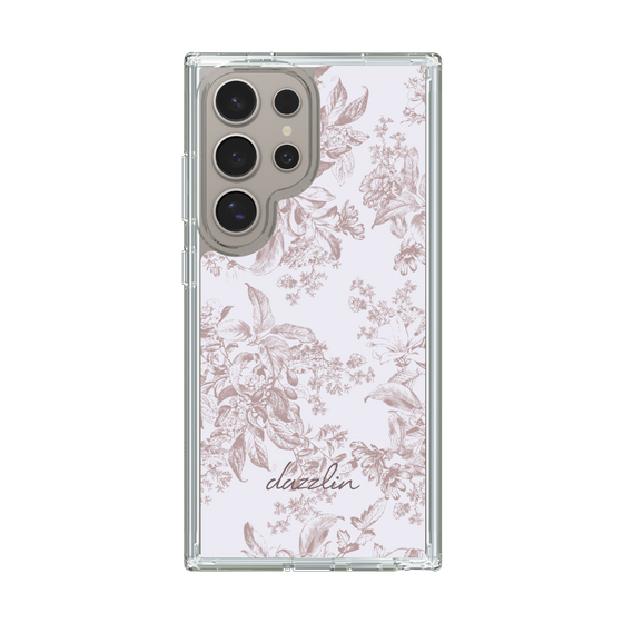 Slim Protection Case［ dazzlin - ToneFlower - Pink ］
