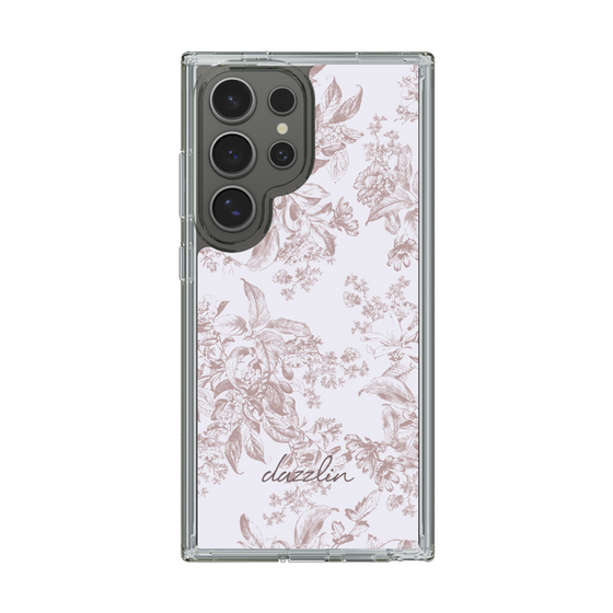 Slim Protection Case［ dazzlin - ToneFlower - Pink ］