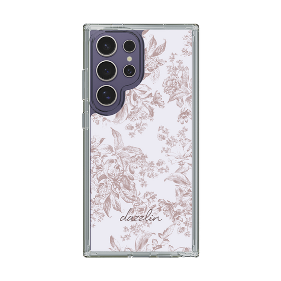 Slim Protection Case［ dazzlin - ToneFlower - Pink ］