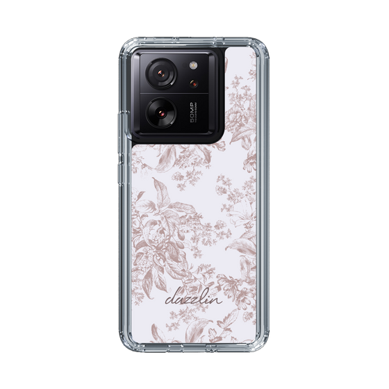 Slim Protection Case［ dazzlin - ToneFlower - Pink ］