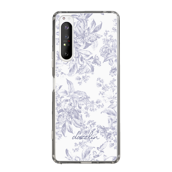 Slim Protection Case［ dazzlin - ToneFlower - Lavender ］