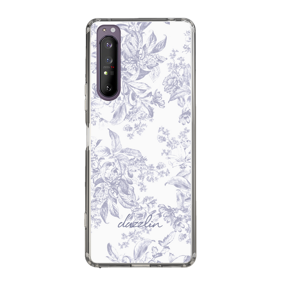 Slim Protection Case［ dazzlin - ToneFlower - Lavender ］