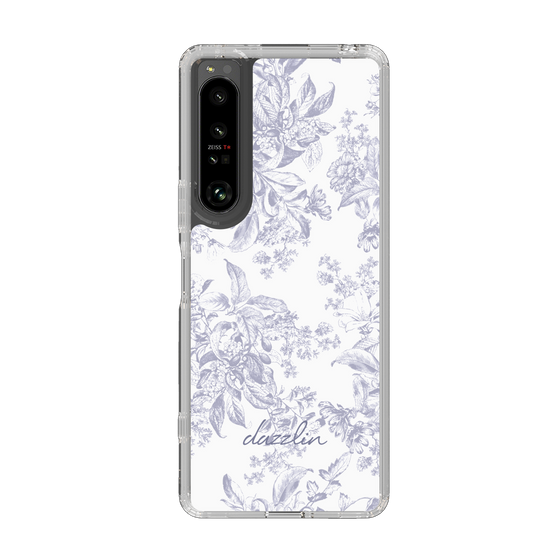 Slim Protection Case［ dazzlin - ToneFlower - Lavender ］
