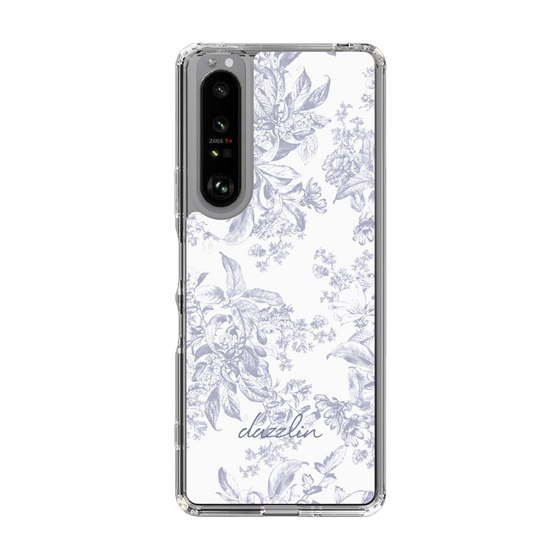 Slim Protection Case［ dazzlin - ToneFlower - Lavender ］