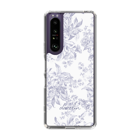 Slim Protection Case［ dazzlin - ToneFlower - Lavender ］