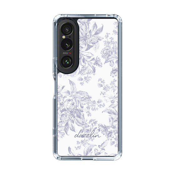Slim Protection Case［ dazzlin - ToneFlower - Lavender ］
