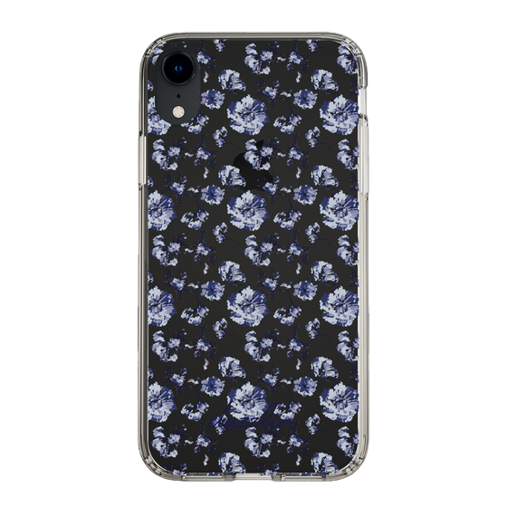 Slim Protection Case［ dazzlin - BlueFlower - Clear ］