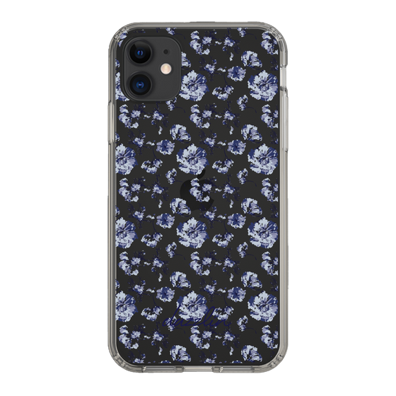 Slim Protection Case［ dazzlin - BlueFlower - Clear ］