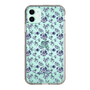 Slim Protection Case［ dazzlin - BlueFlower - Clear ］