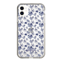Slim Protection Case［ dazzlin - BlueFlower - Clear ］