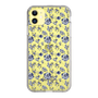 Slim Protection Case［ dazzlin - BlueFlower - Clear ］