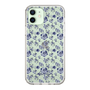 Slim Protection Case［ dazzlin - BlueFlower - Clear ］