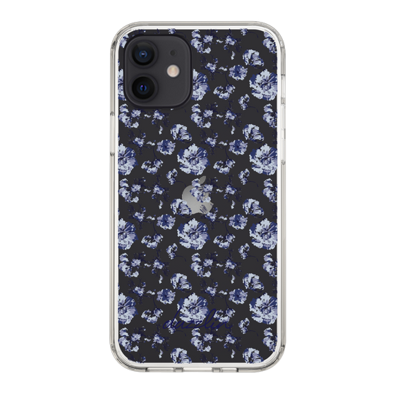 Slim Protection Case［ dazzlin - BlueFlower - Clear ］