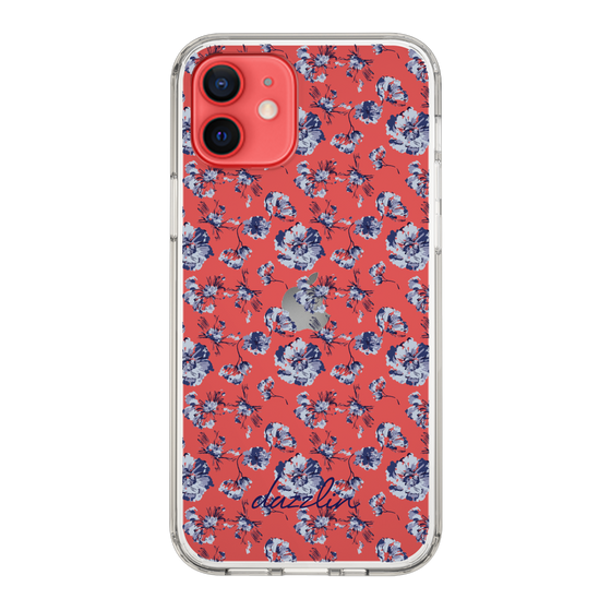 Slim Protection Case［ dazzlin - BlueFlower - Clear ］