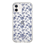 Slim Protection Case［ dazzlin - BlueFlower - Clear ］