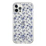 Slim Protection Case［ dazzlin - BlueFlower - Clear ］