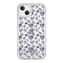 Slim Protection Case［ dazzlin - BlueFlower - Clear ］