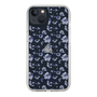 Slim Protection Case［ dazzlin - BlueFlower - Clear ］
