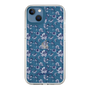 Slim Protection Case［ dazzlin - BlueFlower - Clear ］