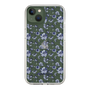Slim Protection Case［ dazzlin - BlueFlower - Clear ］