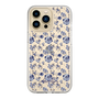 Slim Protection Case［ dazzlin - BlueFlower - Clear ］