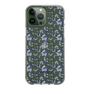 Slim Protection Case［ dazzlin - BlueFlower - Clear ］