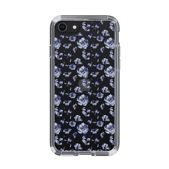 Slim Protection Case［ dazzlin - BlueFlower - Clear ］