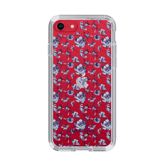Slim Protection Case［ dazzlin - BlueFlower - Clear ］