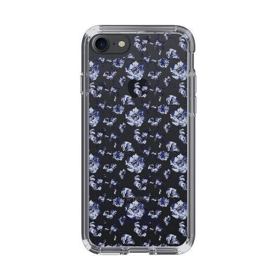 Slim Protection Case［ dazzlin - BlueFlower - Clear ］