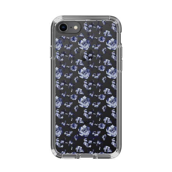 Slim Protection Case［ dazzlin - BlueFlower - Clear ］