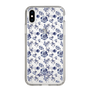 Slim Protection Case［ dazzlin - BlueFlower - Clear ］
