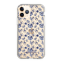Slim Protection Case［ dazzlin - BlueFlower - Clear ］