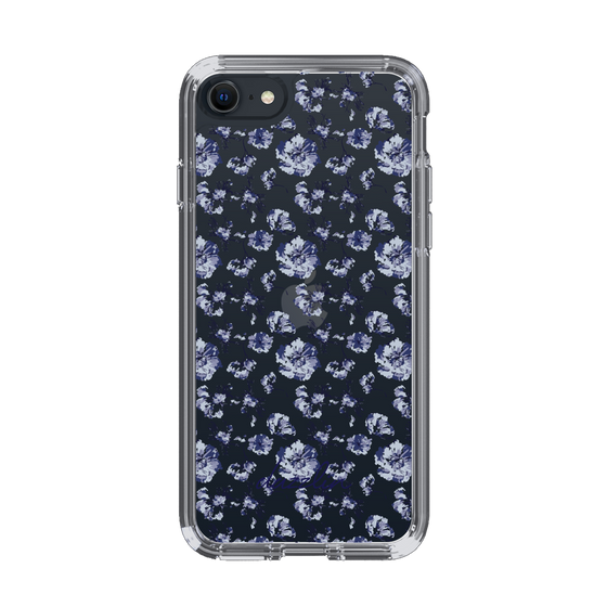 Slim Protection Case［ dazzlin - BlueFlower - Clear ］