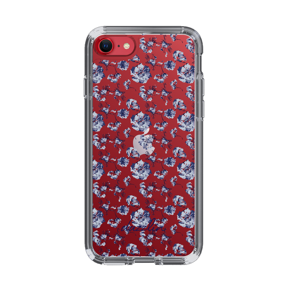 Slim Protection Case［ dazzlin - BlueFlower - Clear ］